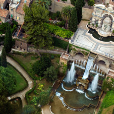 Tivoli - Villa D'Este - Fontana dell'Organo e Fontana di Nettuno